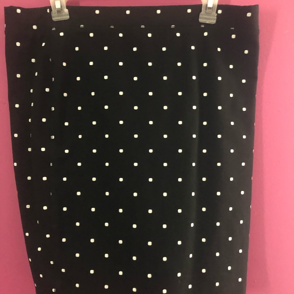 Polka dot mini skirt